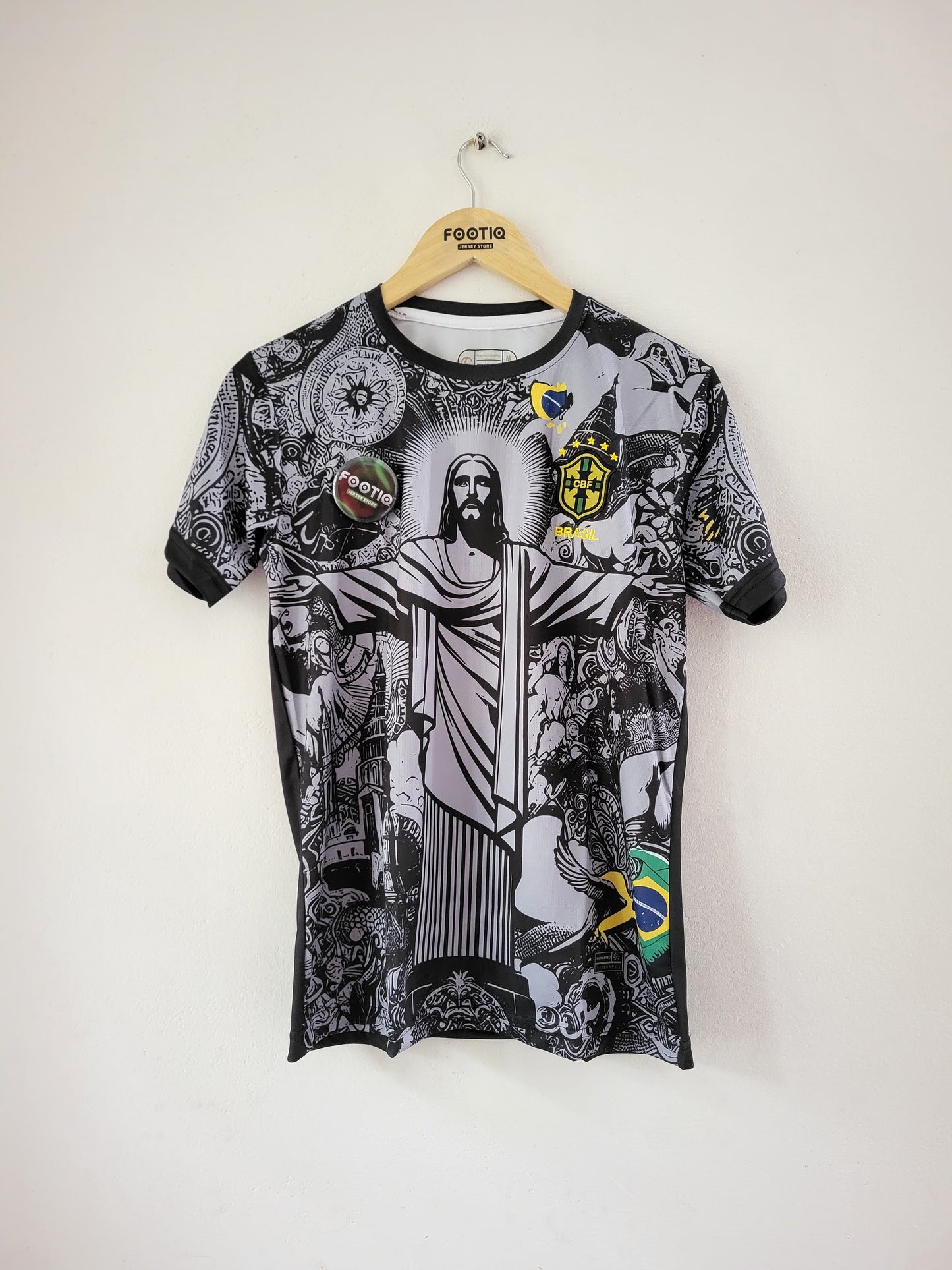 NEYMAR JR BRAZIL JESUS SPECIAL EDITION PREMIUM EMBROIDERY