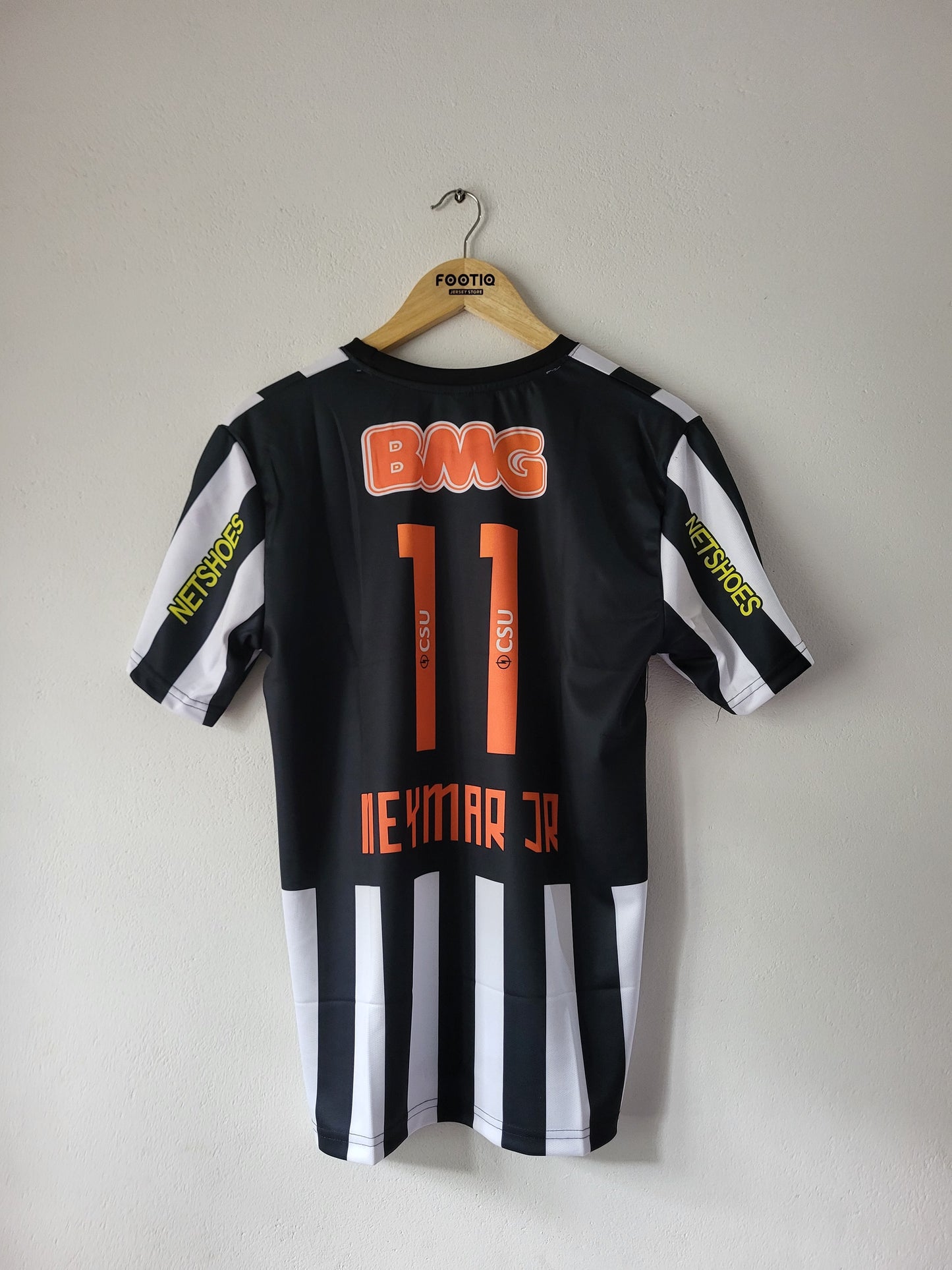 NEYMAR JR SANTOS AWAY KIT 2011-12 PREMIUM EMBROIDERY