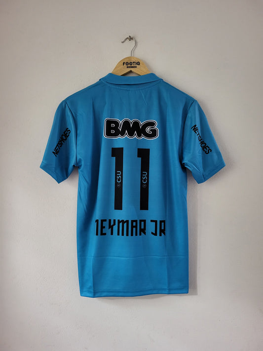 NEYMAR JR SANTOS AWAY KIT 2012-13 COLLAR FULL SUBLIMATION
