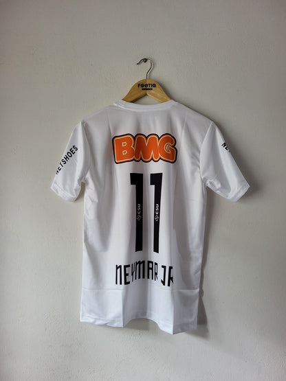 NEYMAR JR SANTOS HOME KIT 2011-12 PREMIUM EMBROIDERY