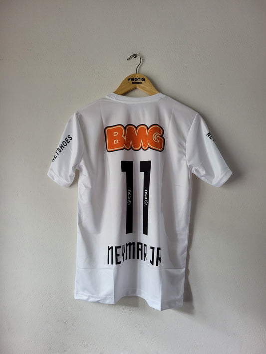 NEYMAR JR SANTOS HOME KIT 2011-12 PREMIUM EMBROIDERY
