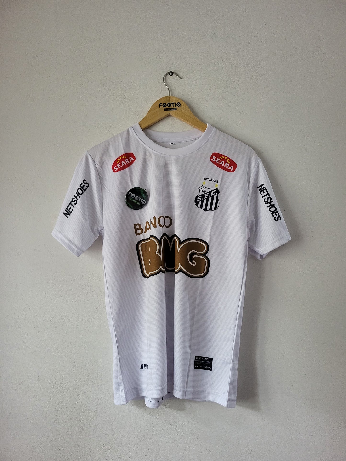 NEYMAR JR SANTOS HOME KIT 2011-12 SUBLIMATION
