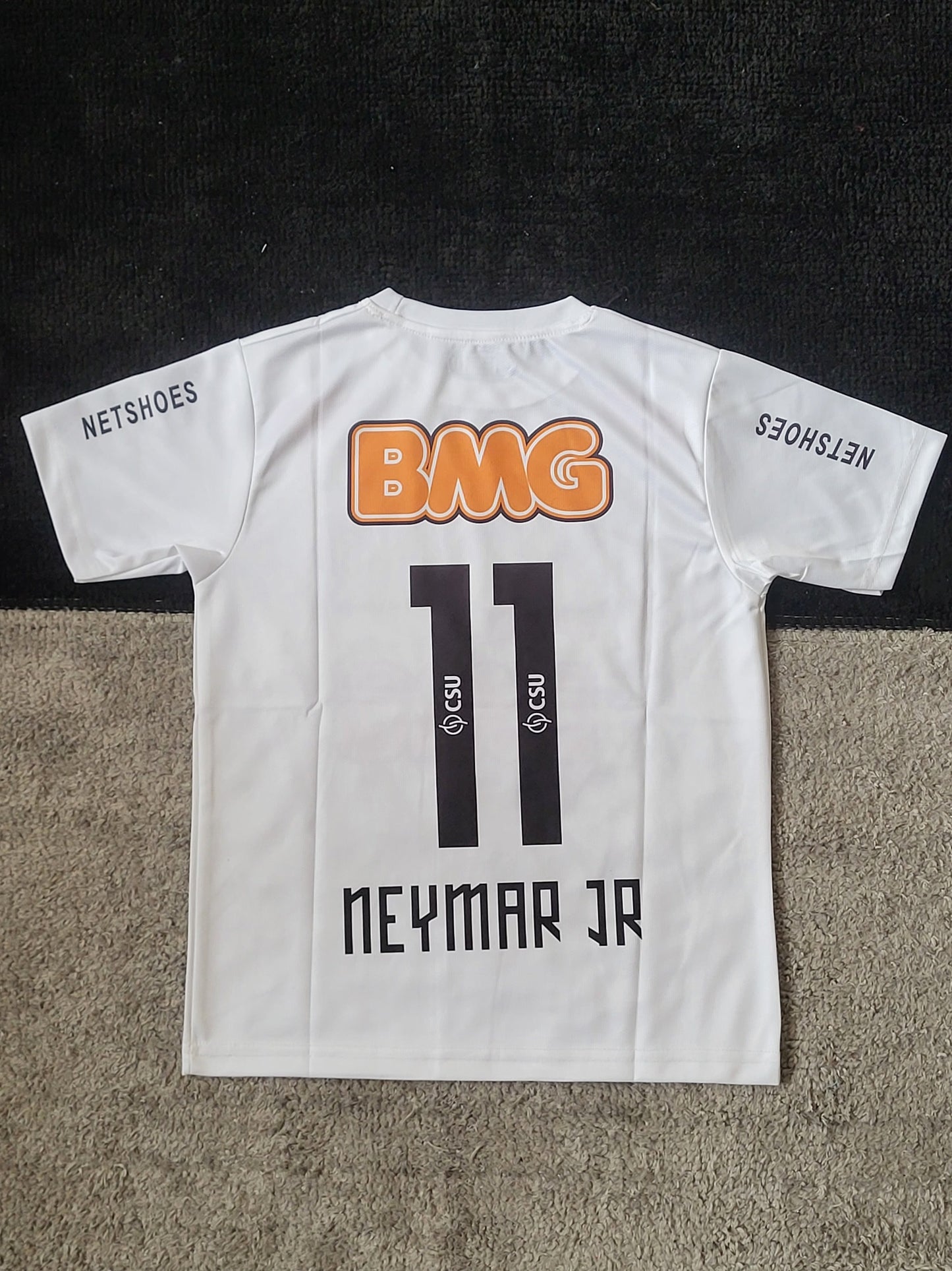 NEYMAR JR SANTOS HOME KIT 2011-12 SUBLIMATION KIDS