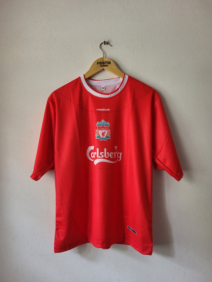 OWEN LIVERPOOL 2002-03 HOME KIT FIVE SLEEVE SUBLIMATION