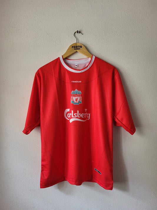 OWEN LIVERPOOL 2002-03 HOME KIT FIVE SLEEVE SUBLIMATION