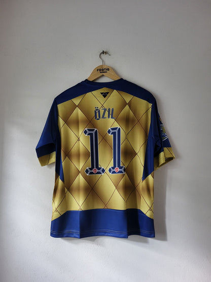 OZIL ARSENAL AWAY KIT 2015-16 FIVE SLEEVE SUBLIMATION