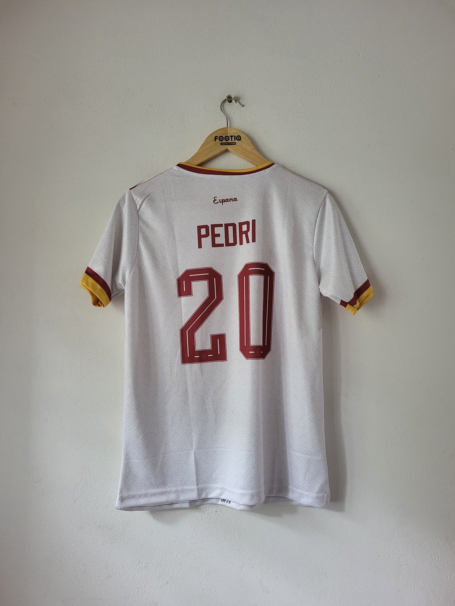 PEDRI SPAIN AWAY JERSEY 2026 PREMIUM EMBROIDERY