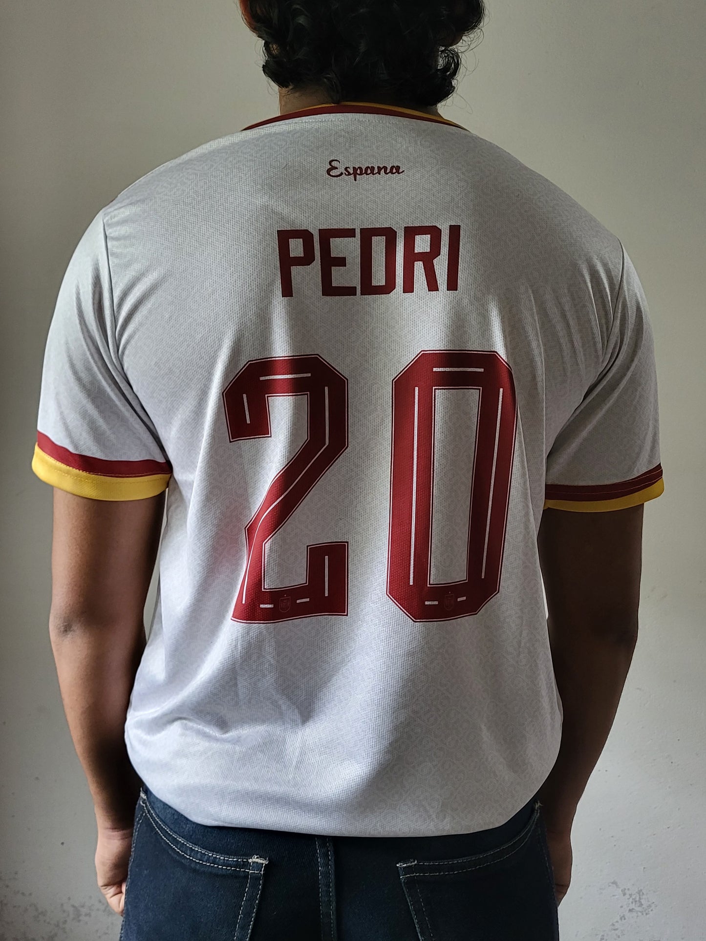 PEDRI SPAIN AWAY JERSEY 2026 PREMIUM EMBROIDERY
