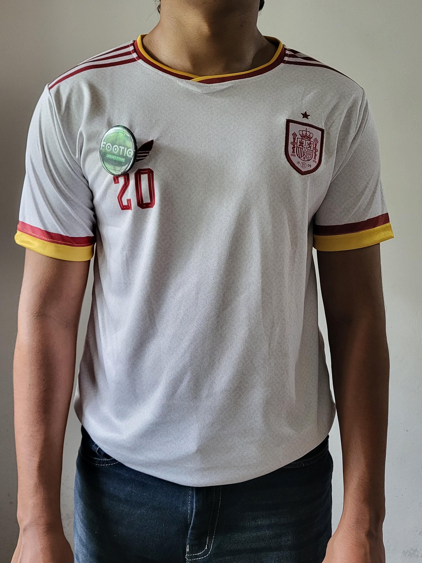 PEDRI SPAIN AWAY JERSEY 2026 PREMIUM EMBROIDERY