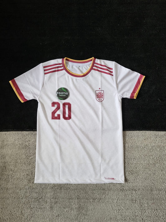 PEDRI SPAIN AWAY JERSEY 2026 SUBLIMATION KIDS