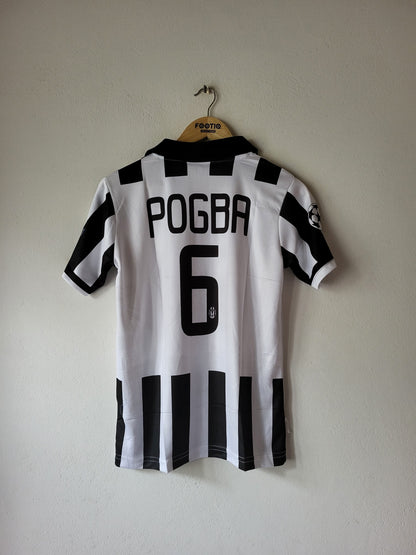 POGBA JUVENTUS 2014-15 HOME KIT COLLAR PREMIUM EMBROIDERY