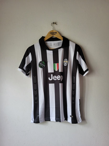 POGBA JUVENTUS 2014-15 HOME KIT COLLAR PREMIUM EMBROIDERY