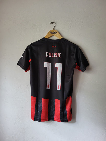 PULISIC AC MILAN 2025-26 HOME KIT PREMIUM EMBROIDERY