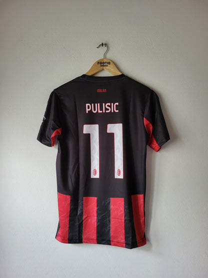 PULISIC AC MILAN 2025-26 HOME KIT PREMIUM EMBROIDERY