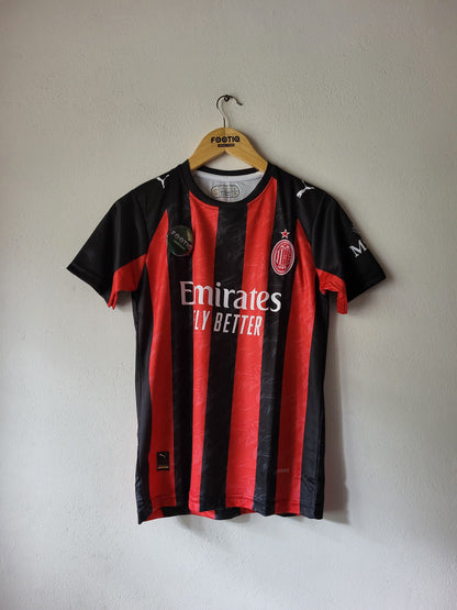 PULISIC AC MILAN 2025-26 HOME KIT PREMIUM EMBROIDERY