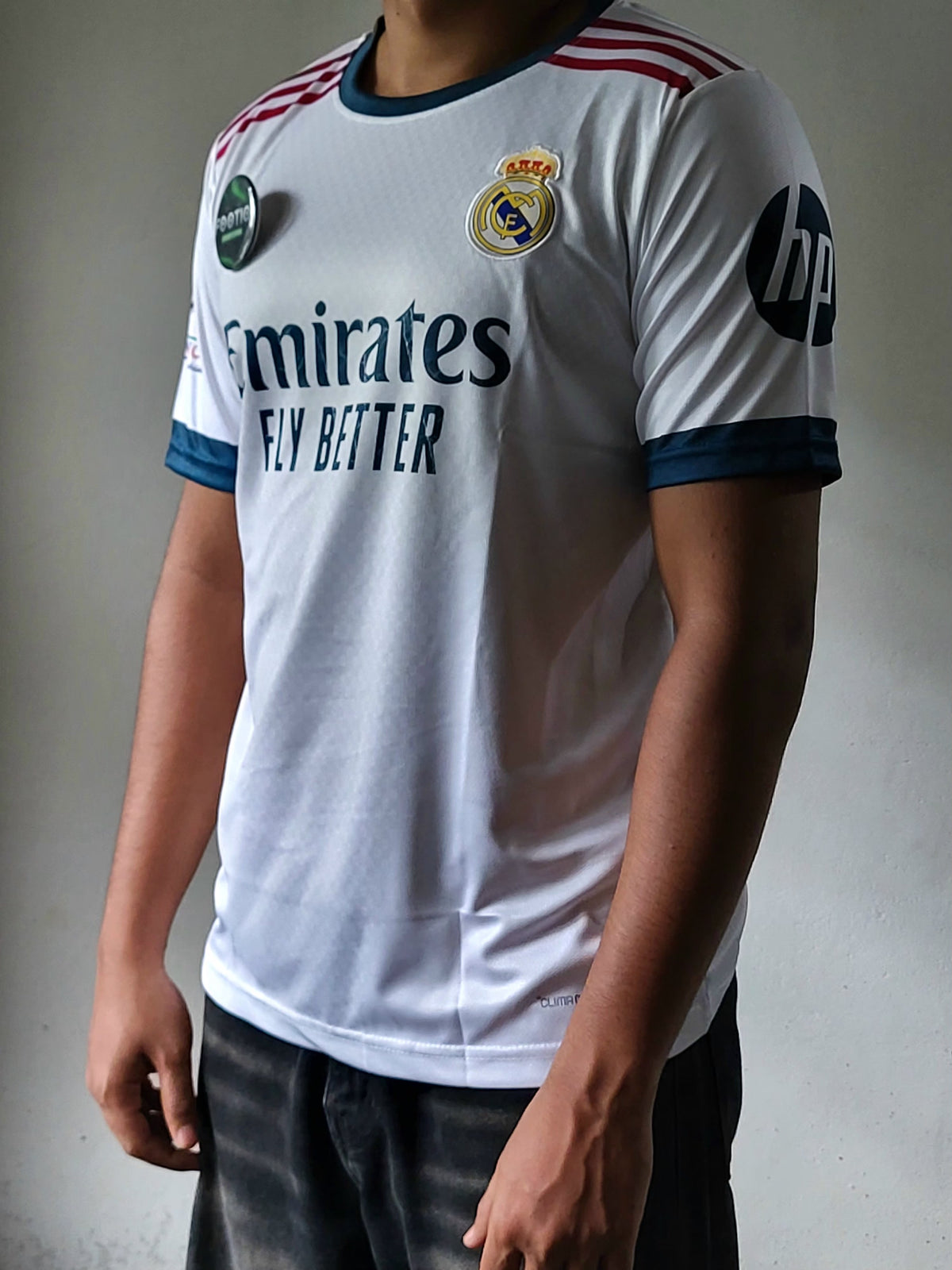 REAL MADRID 2026-27 HOME KIT PREMIUM EMBROIDERY, white colour, Hala Madrid Jersey, Premium quality 