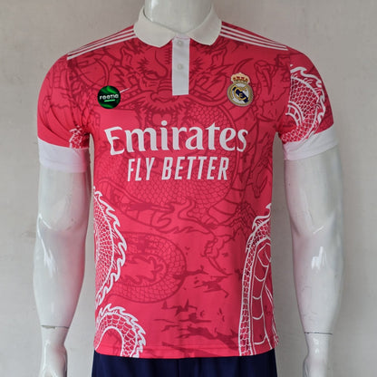 Real Madrid Pink Dragon Special Edition Collar Premium Embroidery