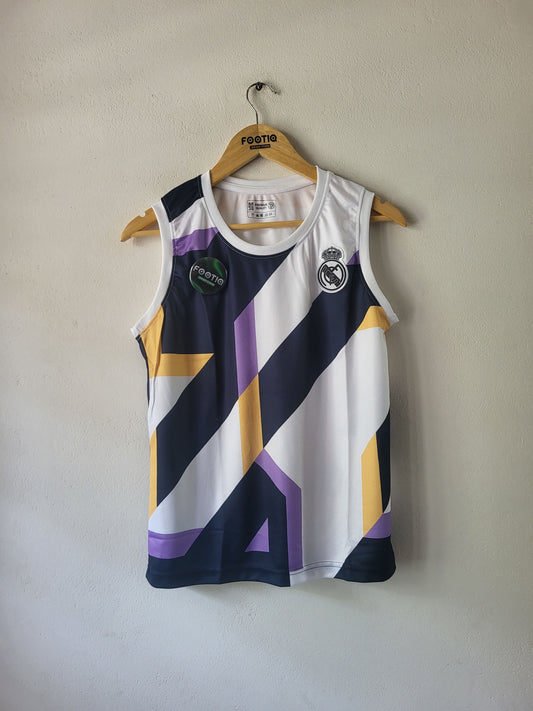 Real Madrid Training Kit Sleeveless Premium Embroidery, trending sleeveless, most selling, trusted store 