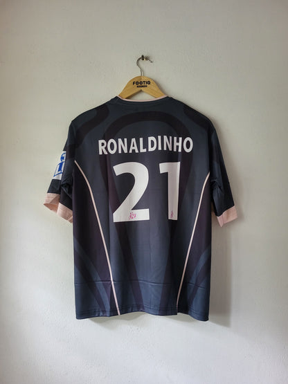 RONALDINHO PSG HOME KIT 2001-02 FIVE SLEEVE SUBLIMATION