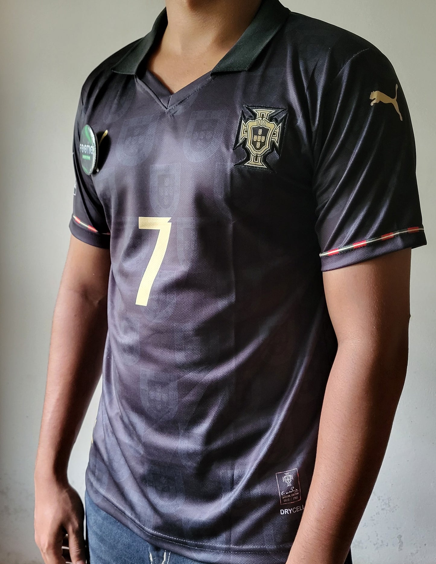 RONALDO PORTUGAL BLACK PANTHER JERSEY 2026 PREMIUM EMBROIDERY
