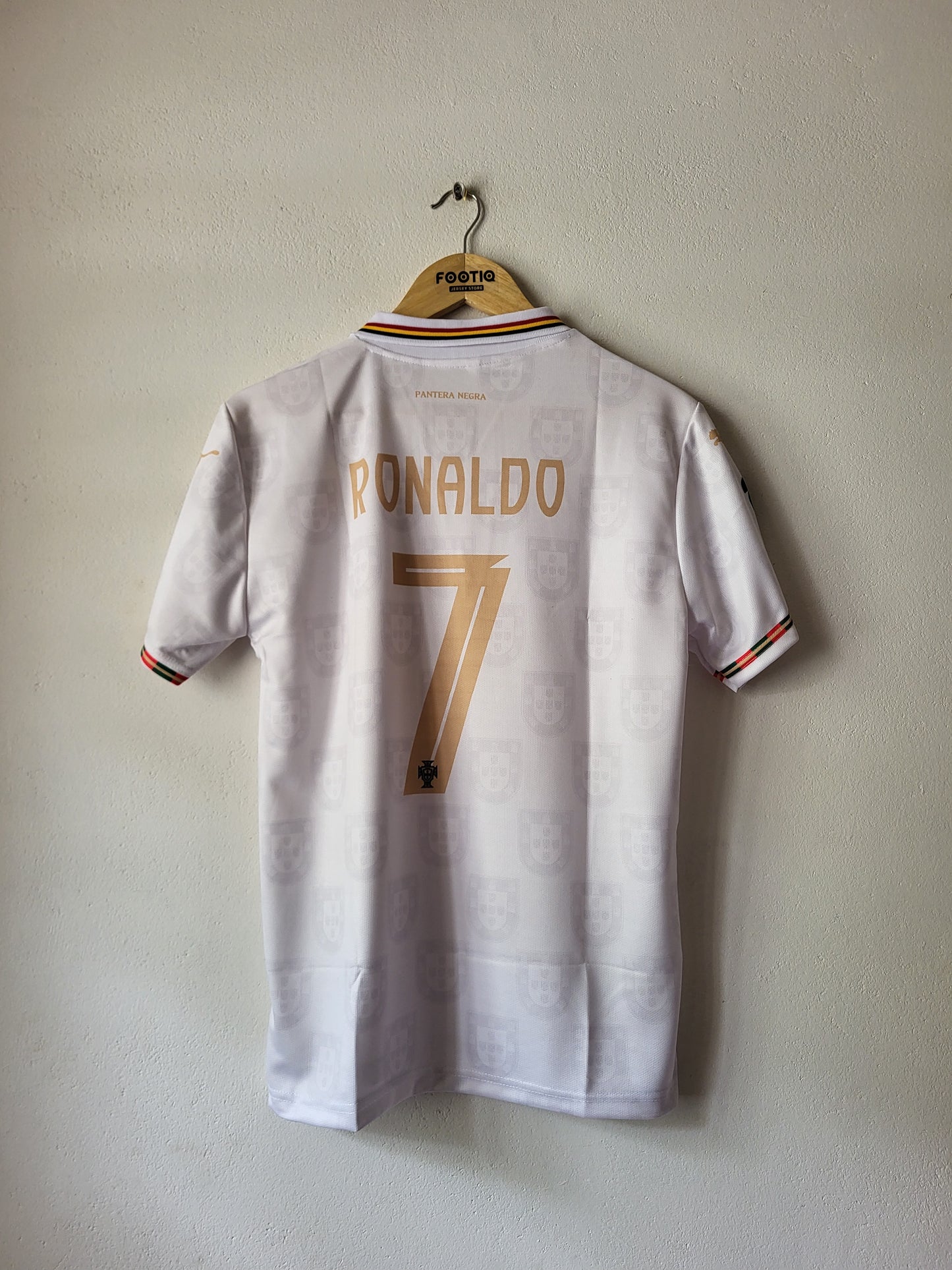 RONALDO PORTUGAL WHITE SPECIAL EDITION COLLAR SUBLIMATION