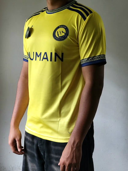 RONALDO AL NASSR HOME KIT 2026-27 SUBLIMATION, Ronaldo al nassr Yellow jersey, trending kits