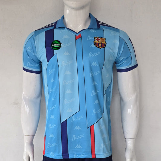 Ronaldo Barcelona Away Kit 1996-97 Collar Premium Embroidery