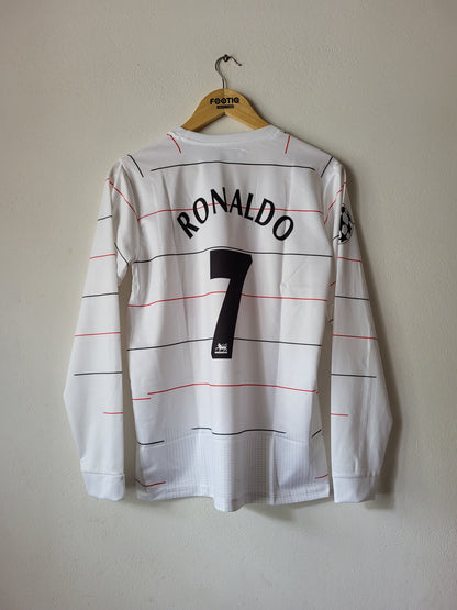 RONALDO MAN UNITED 2003-04 THIRD KIT FULL SLEEVE PREMIUM EMBROIDERY