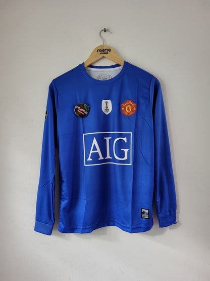 RONALDO MAN UNITED 2007-08 THIRD KIT FULL SLEEVE PREMIUM EMBROIDERY