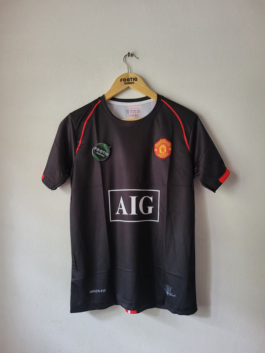 RONALDO MAN UNITED AWAY KIT 2007-08 PREMIUM EMBROIDERY