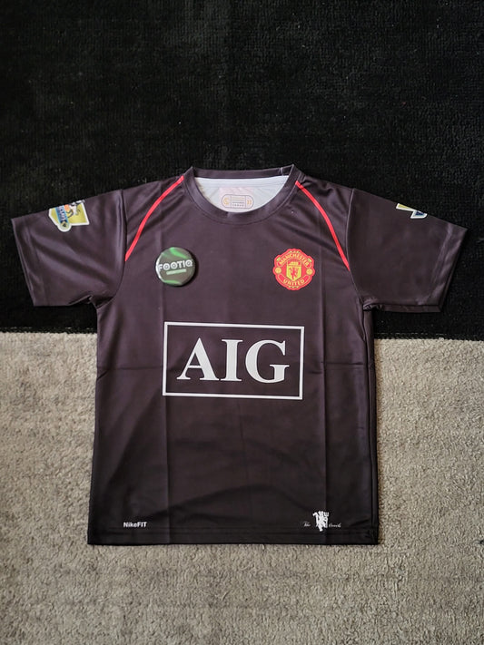 RONALDO MAN UNITED AWAY KIT 2007-08 SUBLIMATION KIDS