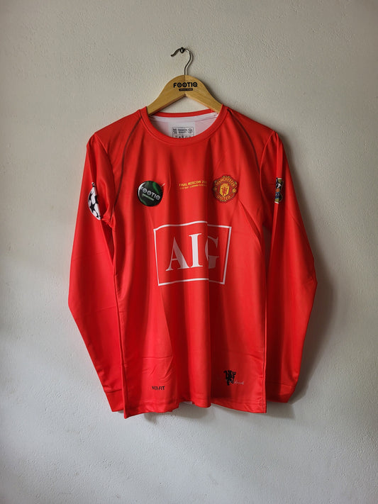 RONALDO MAN UNITED HOME KIT 2007-08 FULL SLEEVE PREMIUM EMBROIDERY