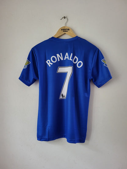 RONALDO MAN UNITED THIRD KIT 2007-08 SUBLIMATION
