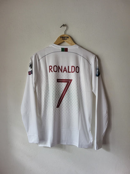 RONALDO PORTUGAL AWAY JERSEY 2018-19 FULL SLEEVE PREMIUM EMBROIDERY