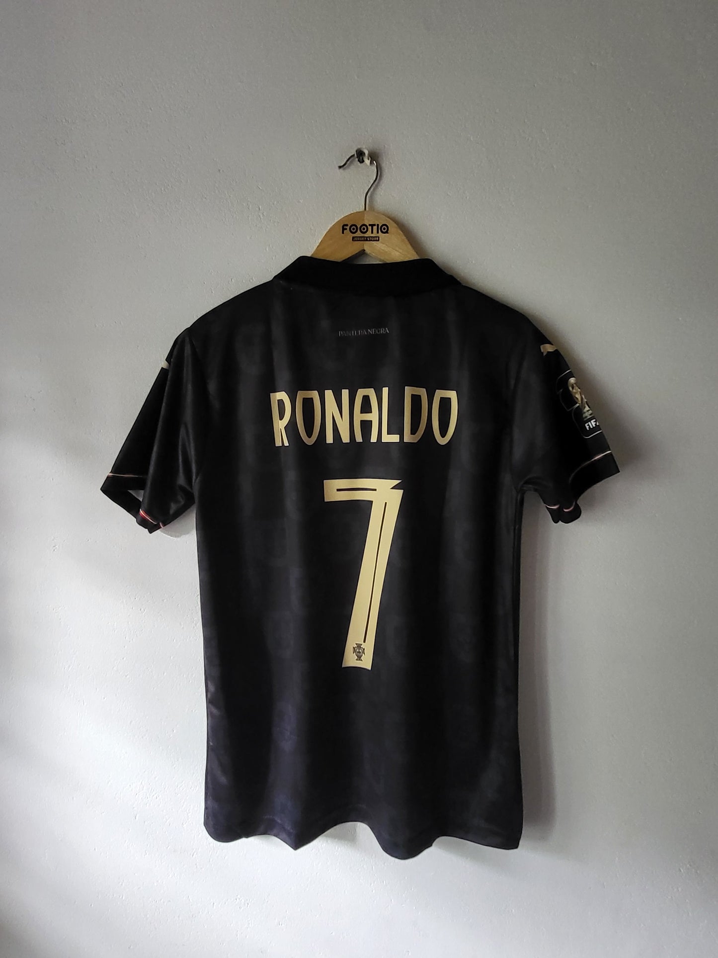 RONALDO PORTUGAL BLACK PANTHER JERSEY 2026 PREMIUM EMBROIDERY