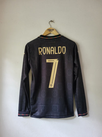 RONALDO PORTUGAL BLACK PANTHER JERSEY 2026 FULL SLEEVE PREMIUM EMBROIDERY