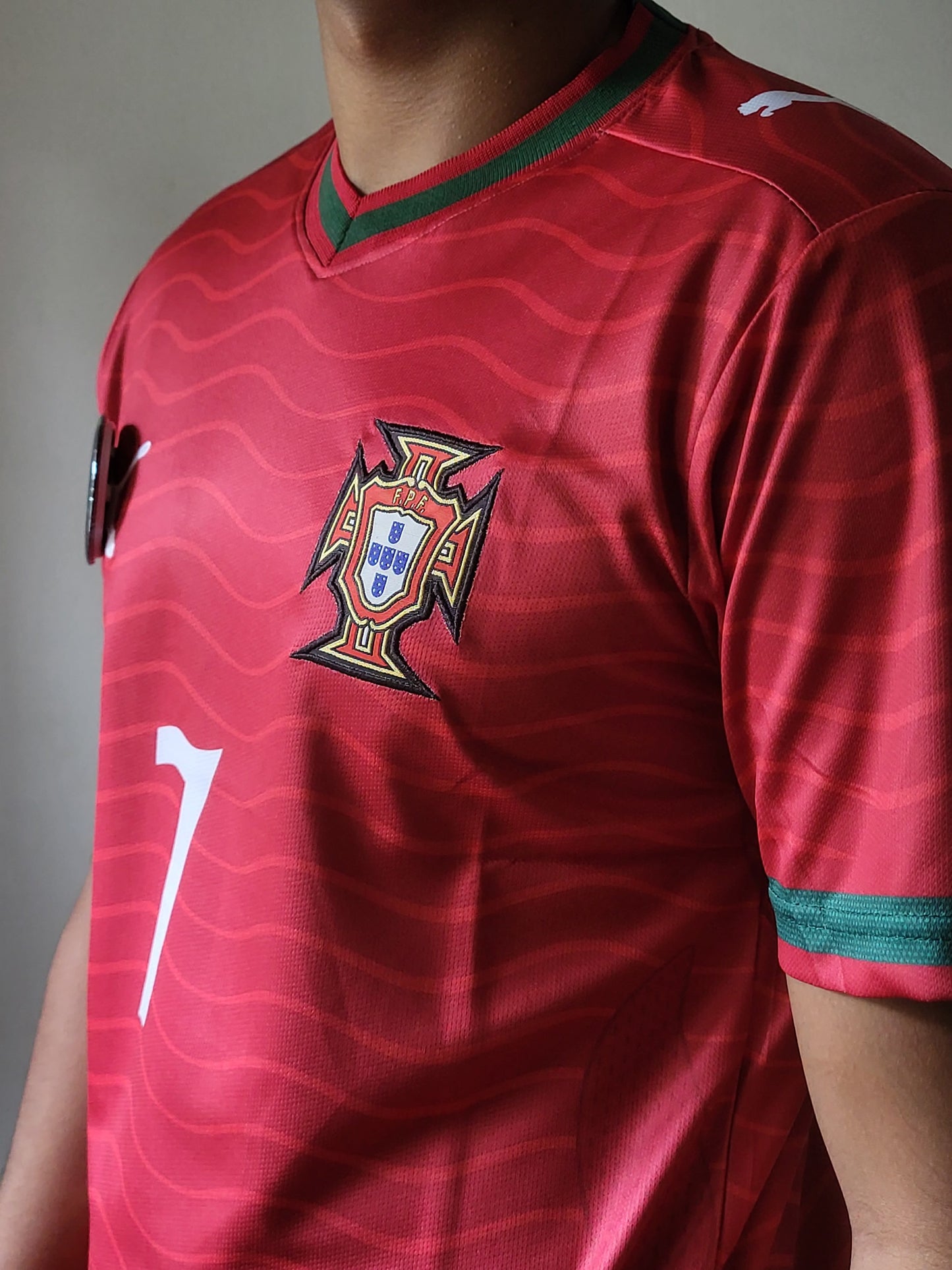 RONALDO PORTUGAL HOME JERSEY 2026 PREMIUM V NECK EMBROIDERY