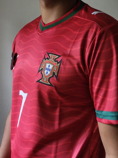RONALDO PORTUGAL HOME JERSEY 2026 PREMIUM V NECK EMBROIDERY