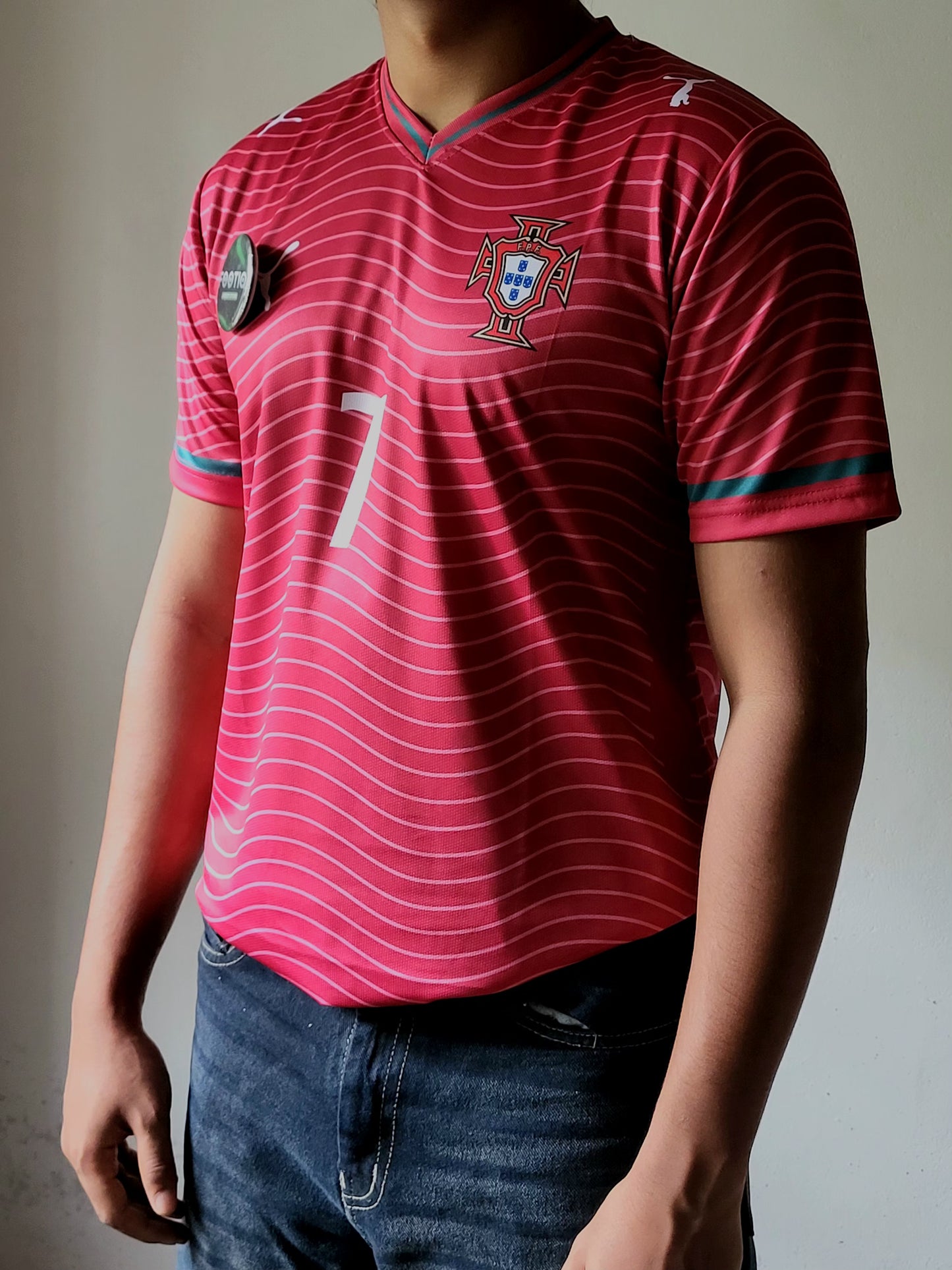 RONALDO PORTUGAL HOME JERSEY V NECK SUBLIMATION