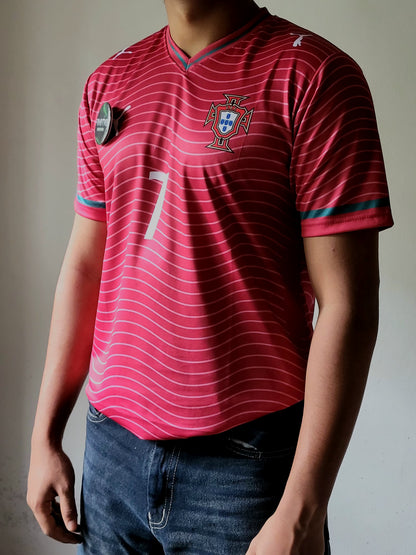 RONALDO PORTUGAL HOME JERSEY V NECK SUBLIMATION