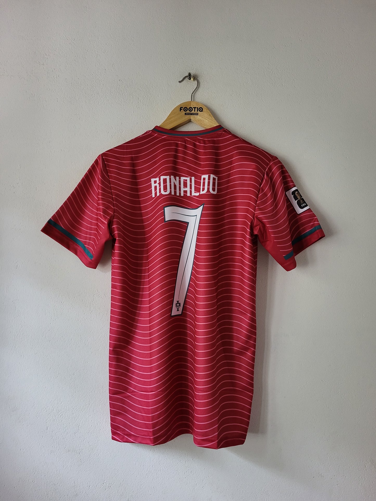 RONALDO PORTUGAL HOME JERSEY V NECK SUBLIMATION