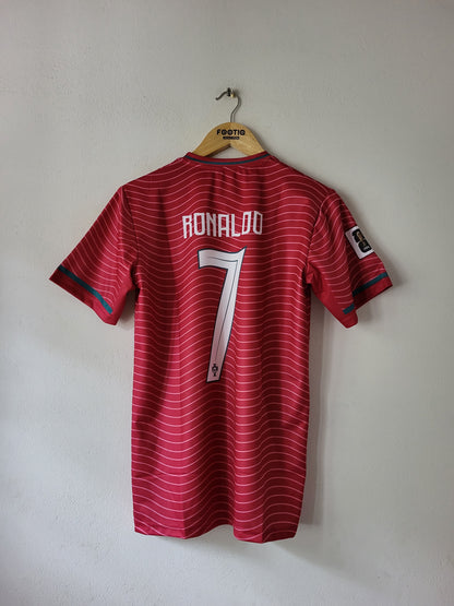 RONALDO PORTUGAL HOME JERSEY V NECK SUBLIMATION