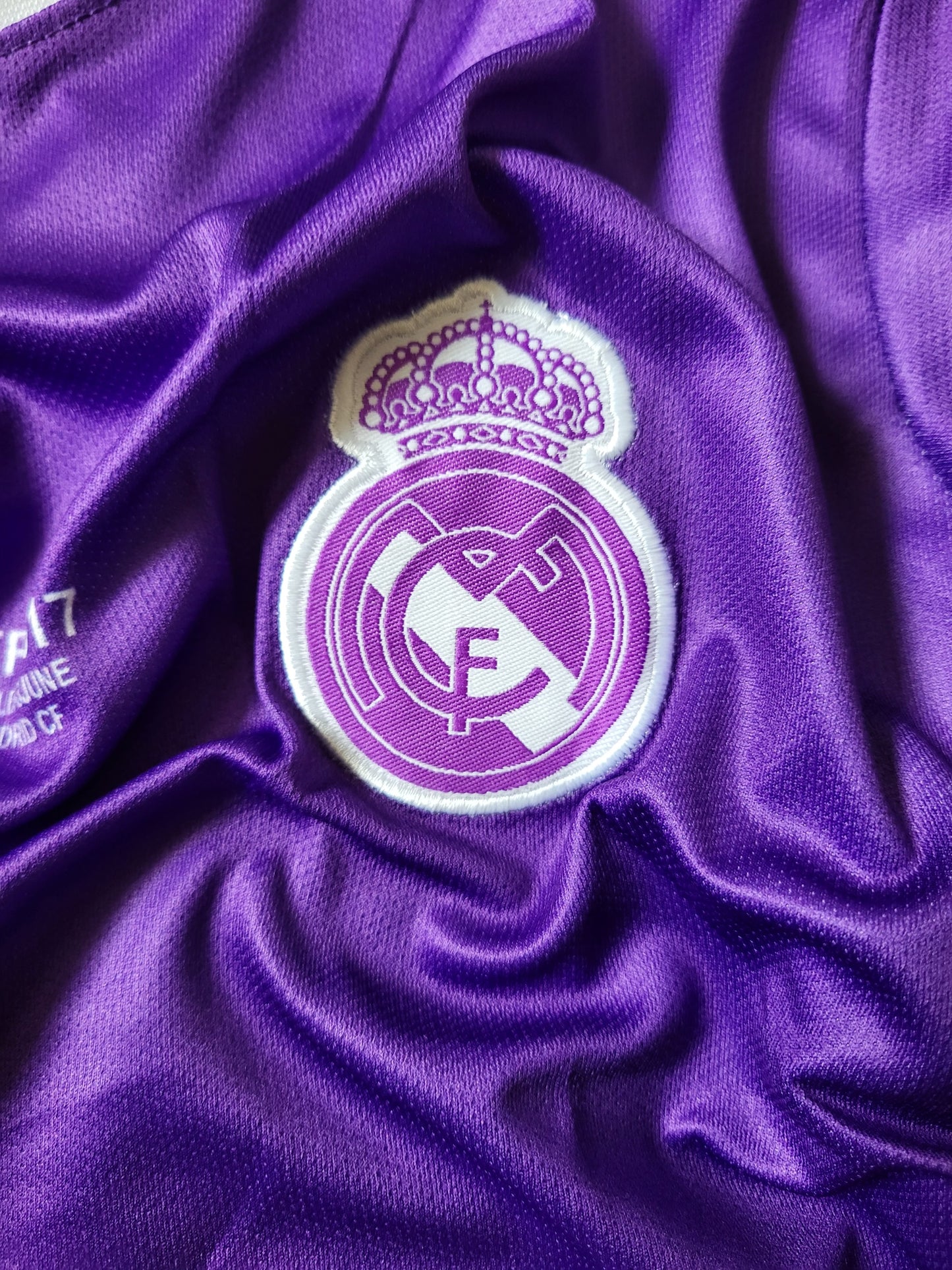 RONALDO REAL MADRID AWAY KIT 2016-17 PREMIUM EMBROIDERY