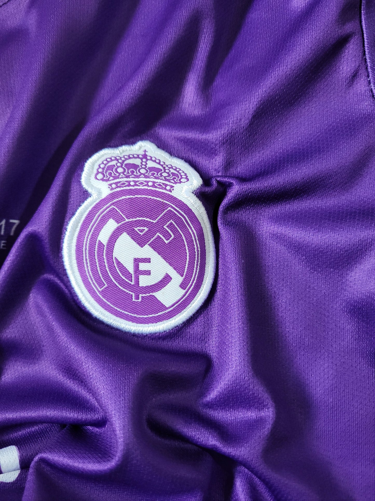 RONALDO REAL MADRID AWAY KIT 2016-17 FULL SLEEVE PREMIUM EMBROIDERY