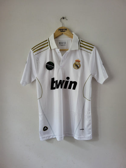 RONALDO REAL MADRID HOME KIT 2011-12 COLLAR PREMIUM EMBROIDERY