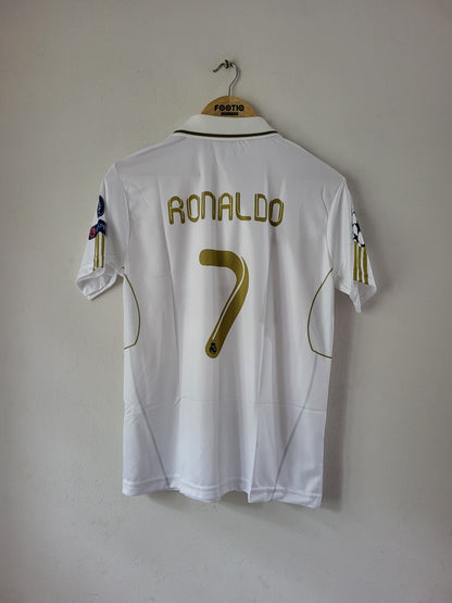 RONALDO REAL MADRID HOME KIT 2011-12 COLLAR PREMIUM EMBROIDERY