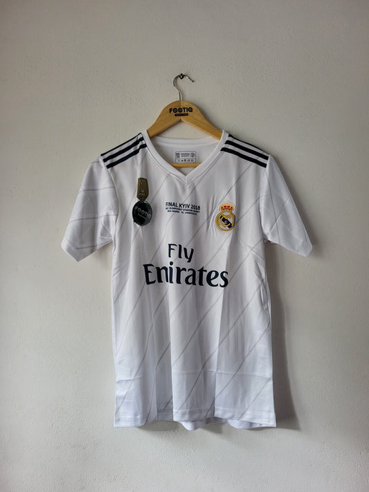 RONALDO REAL MADRID HOME KIT 2017-18 V NECK PREMIUM EMBROIDERY