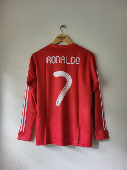 RONALDO REAL MADRID THIRD KIT 2011-12 FULL SLEEVE EMBROIDERY