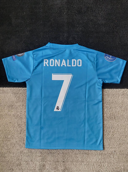 RONALDO REAL MADRID THIRD KIT 2017-18 SUBLIMATION KIDS
