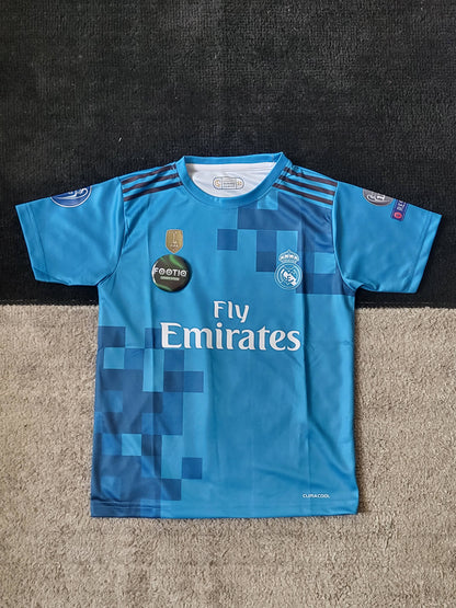 RONALDO REAL MADRID THIRD KIT 2017-18 SUBLIMATION KIDS